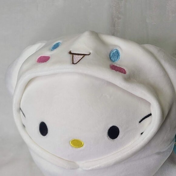Hello Kitty Squishmallow Plush Cinnamoroll Costume Hoodie 8" Removable Hood - Picture 12 of 14